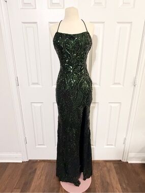 formal dresses for women long sleeve Long Sleeve Formal Glitter Evening Prom Dress main image 0